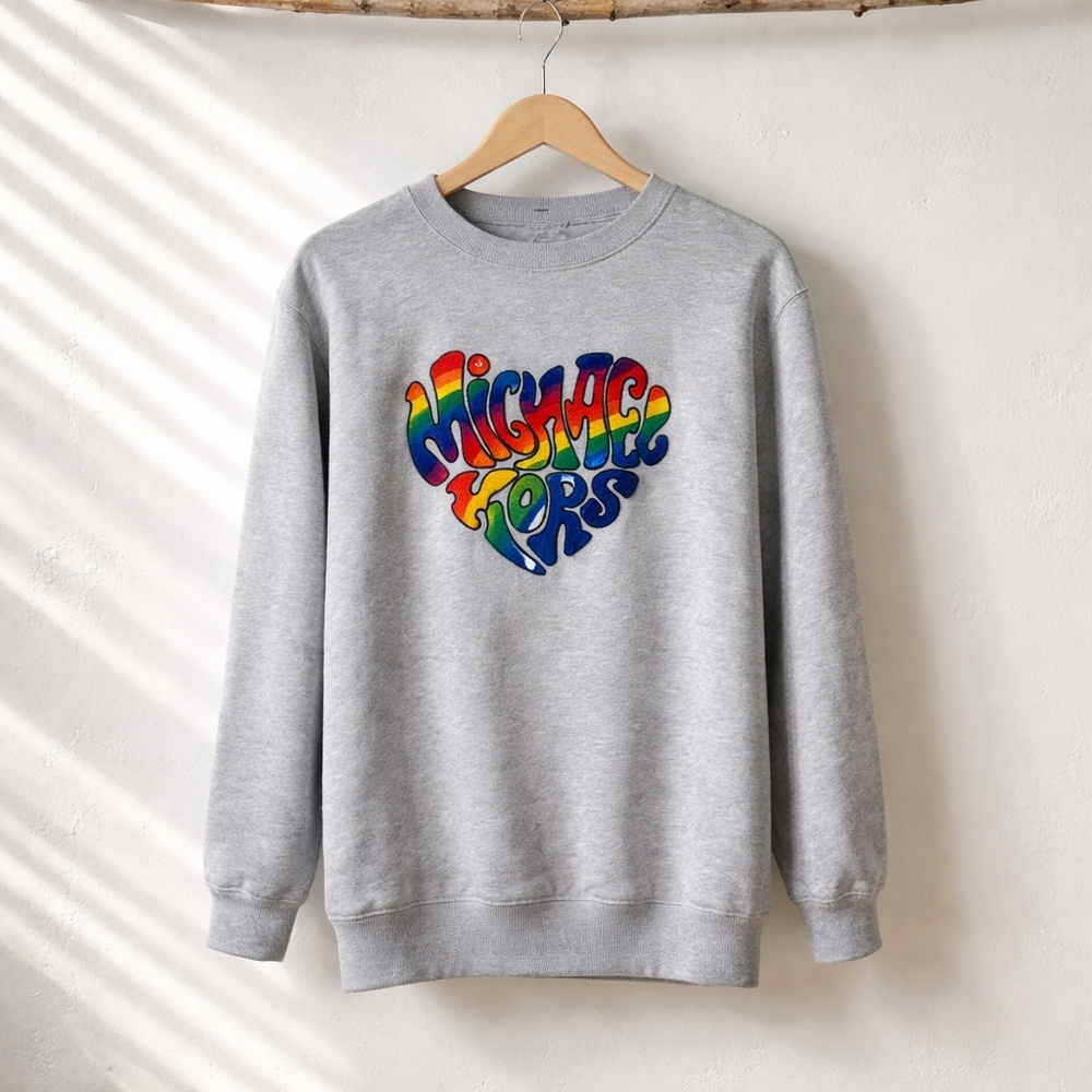 Michael Kors Pride LGBTQ+ Rainbow Logo Sweatshirt - Unisex Size M
